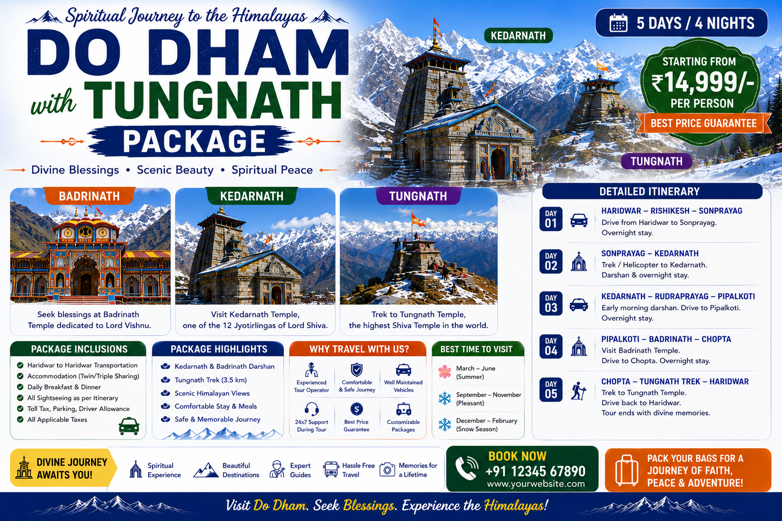 Do Dham With Tungnath Package Web
